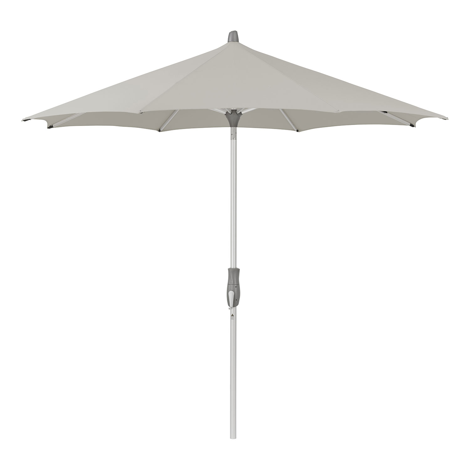 Glatz Alu-twist parasoll 330 cm #151 ash