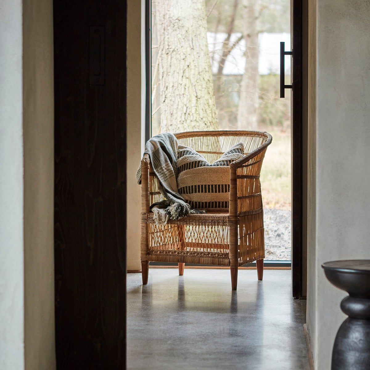  TRIBE stol bambus/rattan