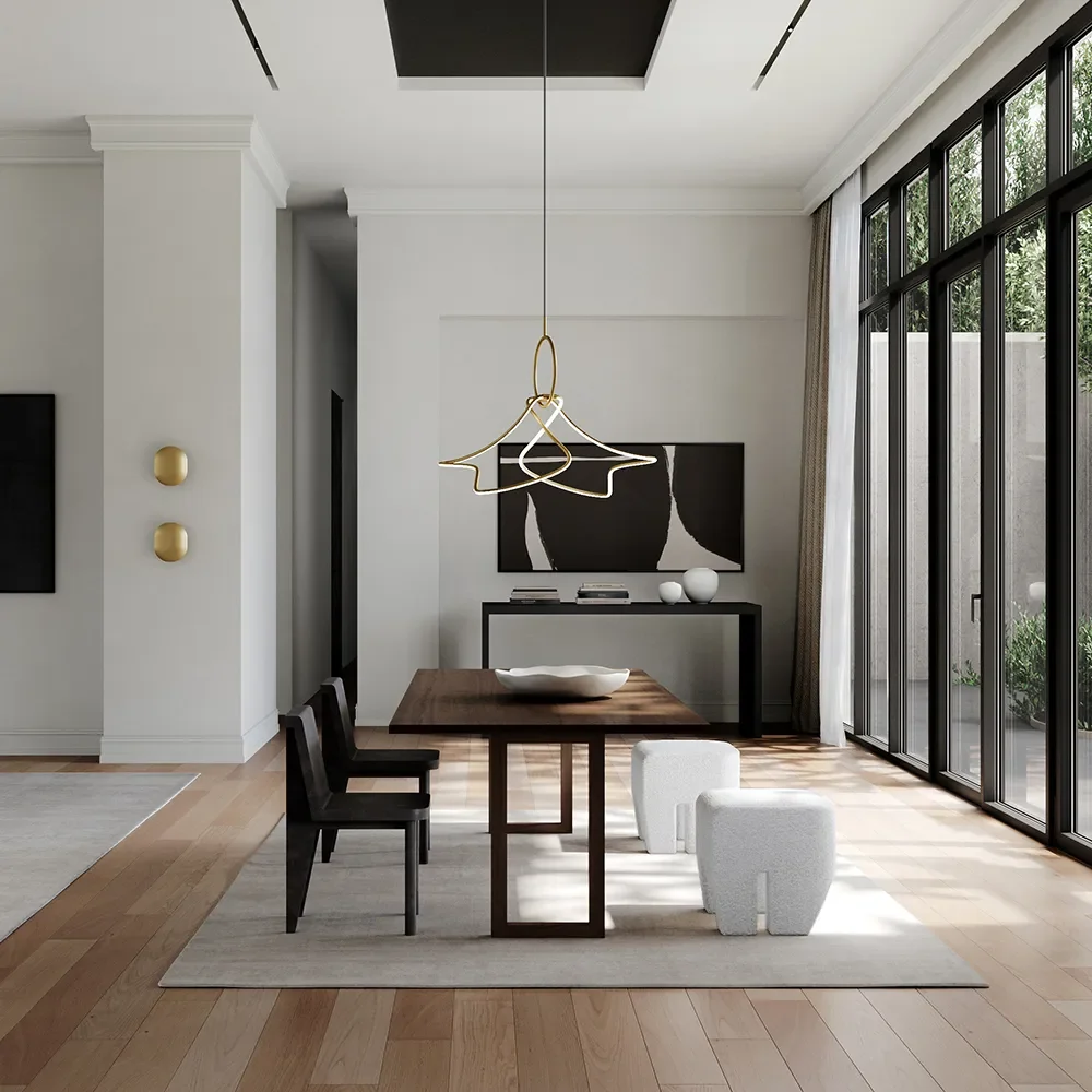 Brutus Slim Spisestol - Kaffe