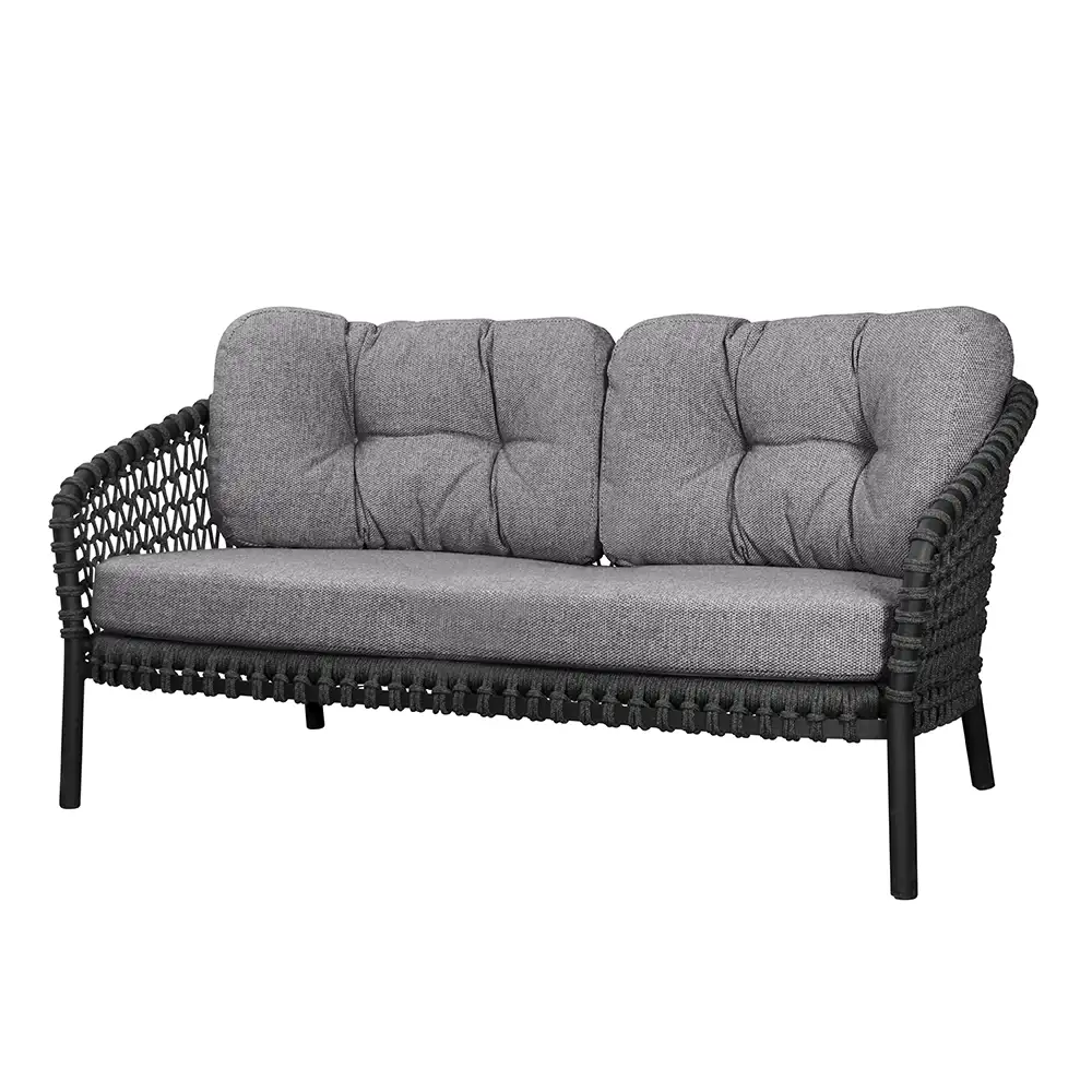Ocean pude sæt, Dark grey, til 2-personers sofa