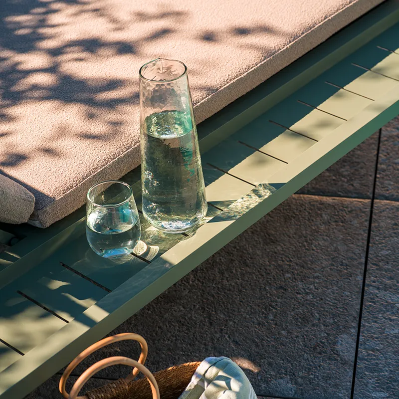 Samvaro solseng  Dusty green / Teddy beige