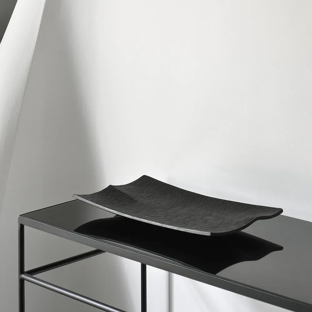 Japan bakke sortlakeret mahogni