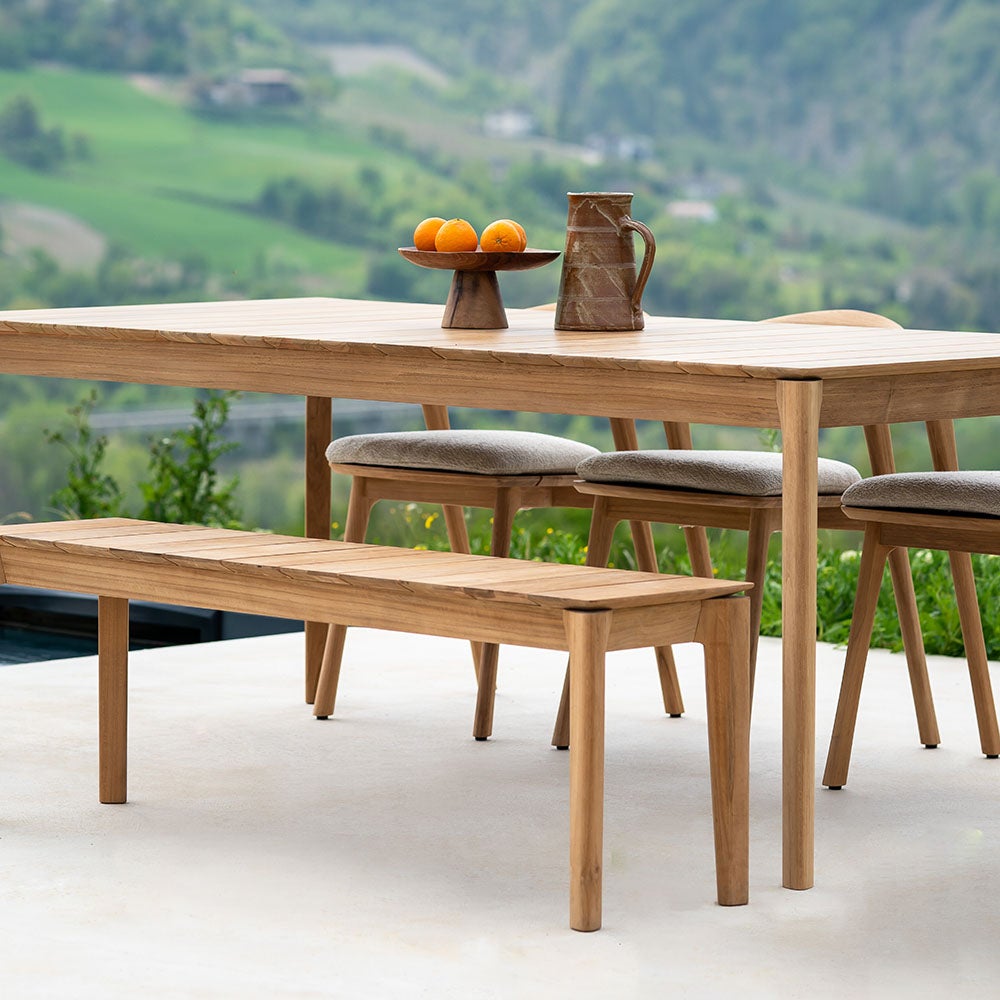 Bok Bænk Teak 162x35 cm