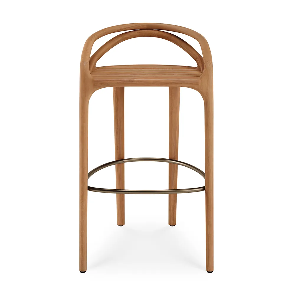 Aleta barstol teak