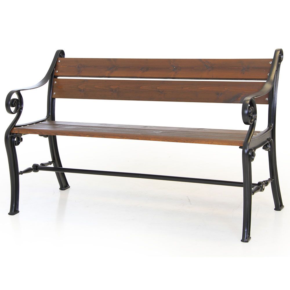 Brafab, København parkbænk sort/java