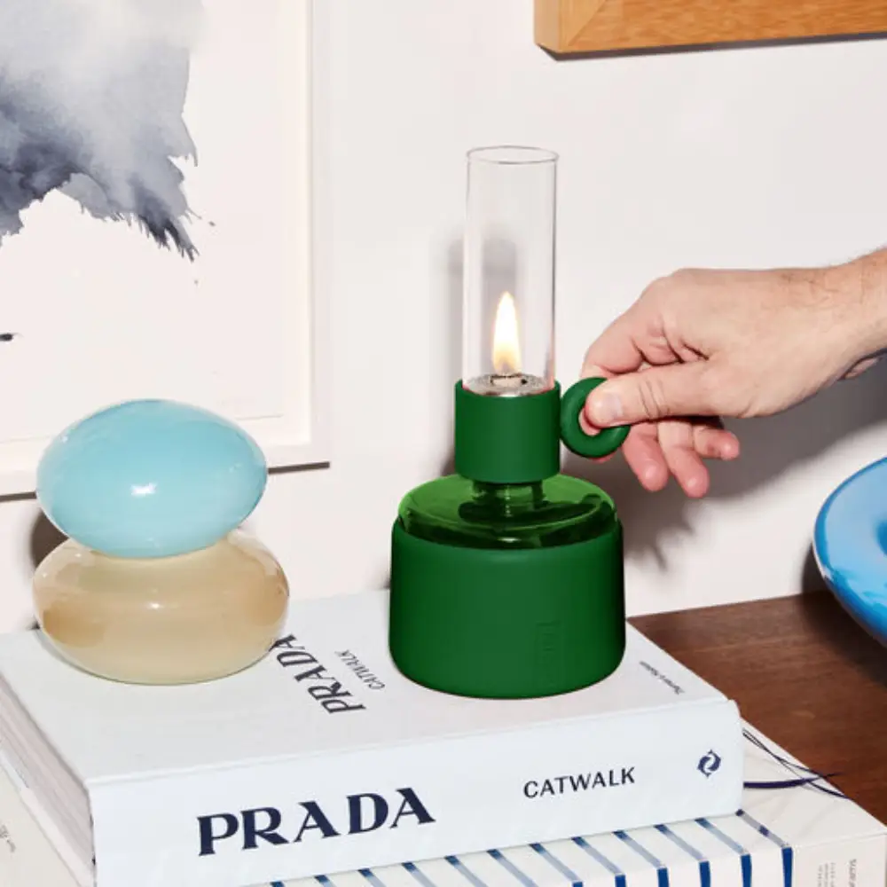 Flamtastique olielampe XS deep green