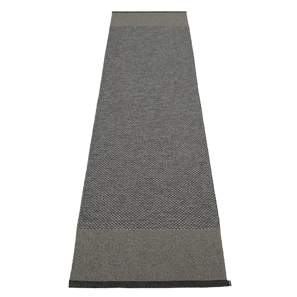 Pappelina, Edit tæppe 70x300 cm Black