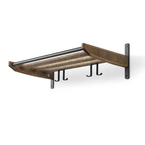 Cora hattehylde 59 cm røget eg