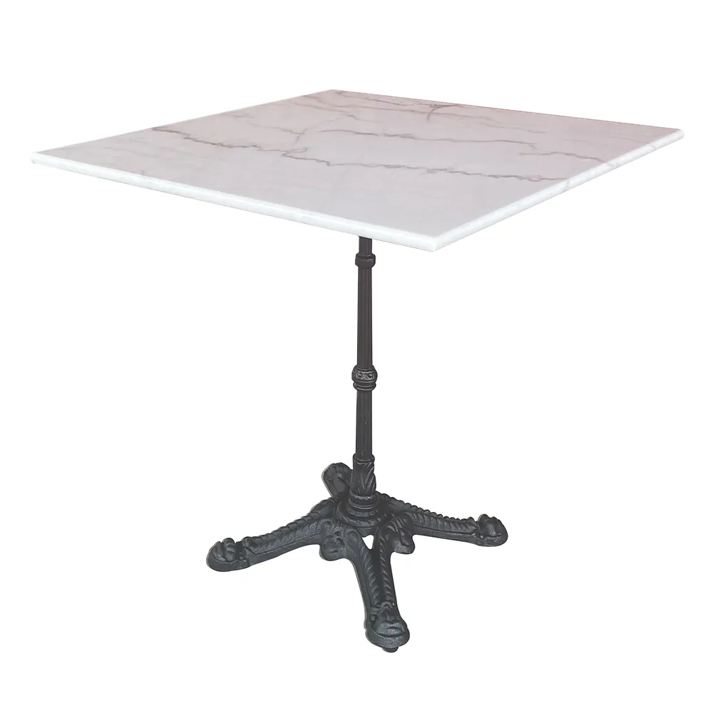 Loire Marmorbord 70x70 cm hvid