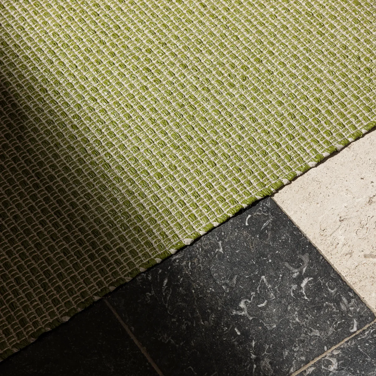 Vaskbar Plastmåtte NILS Dark Olive 70x180 cm