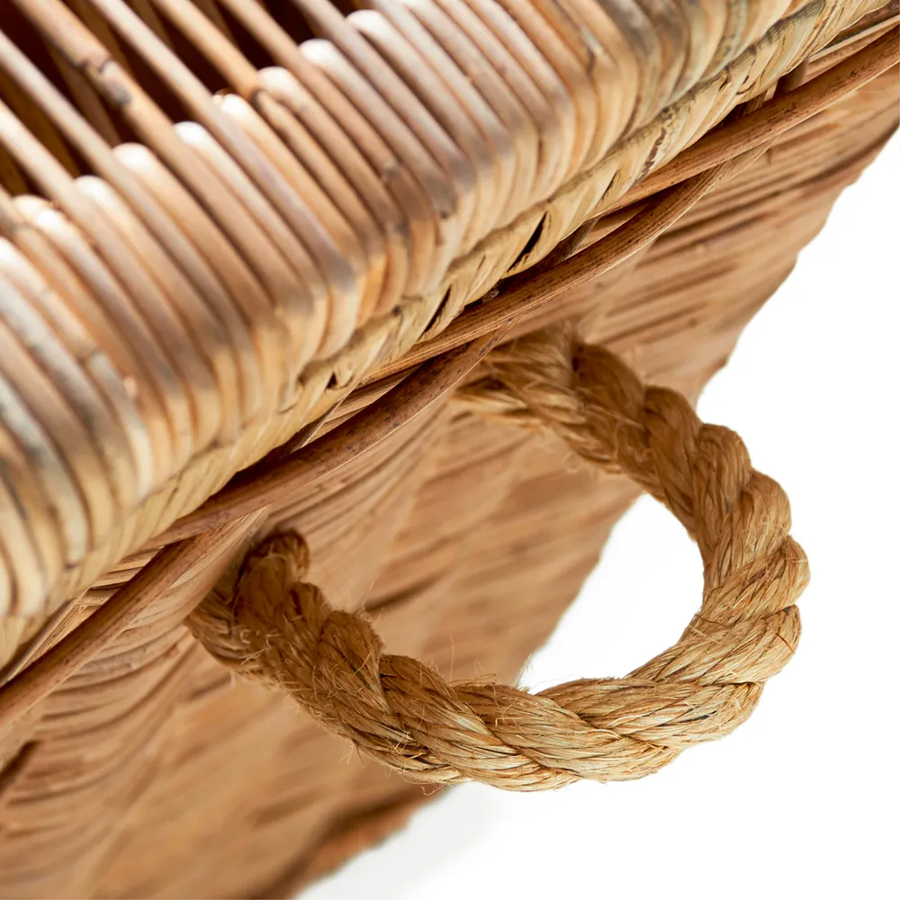  Rustik rattan kiste 60x30 cm