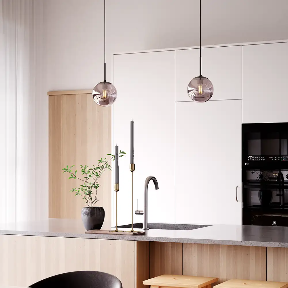 Boyle Loftlampe Ø18cm Grå