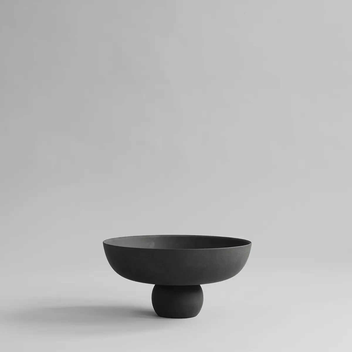 Håndmalet dekorationsskål Baburu Medio Black Ø 30 cm