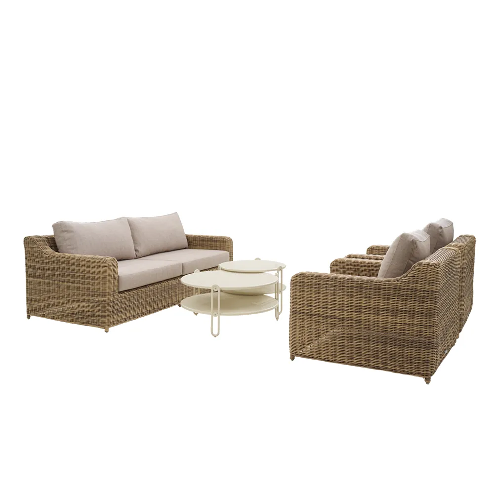 Glendon 3-pers. sofa  Rustic / Beige