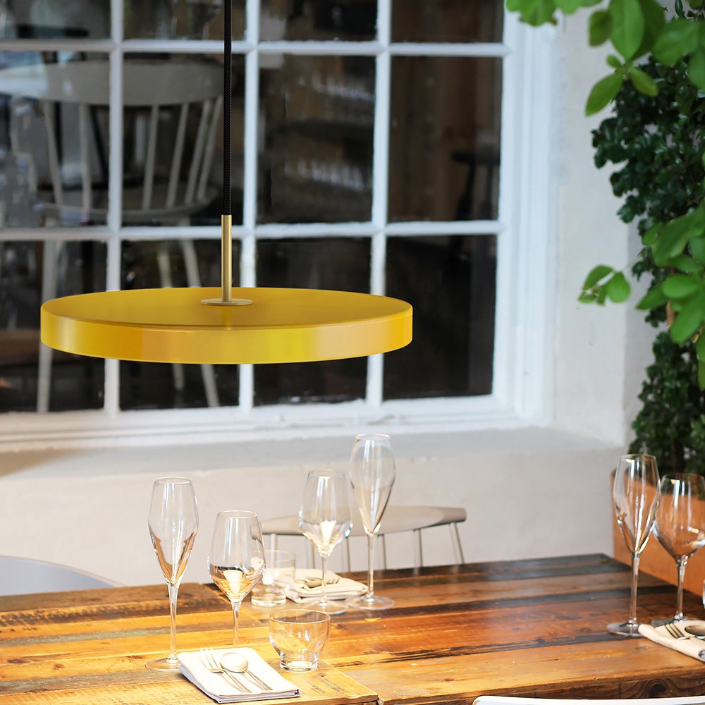 Asteria Mini pendellampe Ø31 cm Saffron Yellow