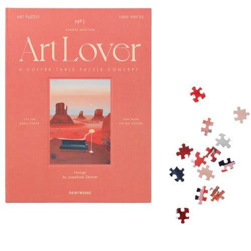  Art Lover Book pussel- Lounge, 1000 st