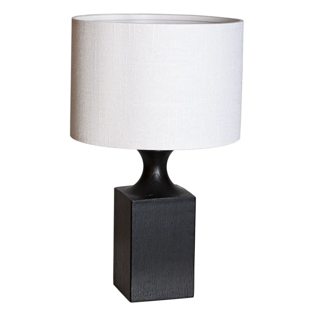 by Rydéns, Woody bordlampe H: 42cm sort/hvid