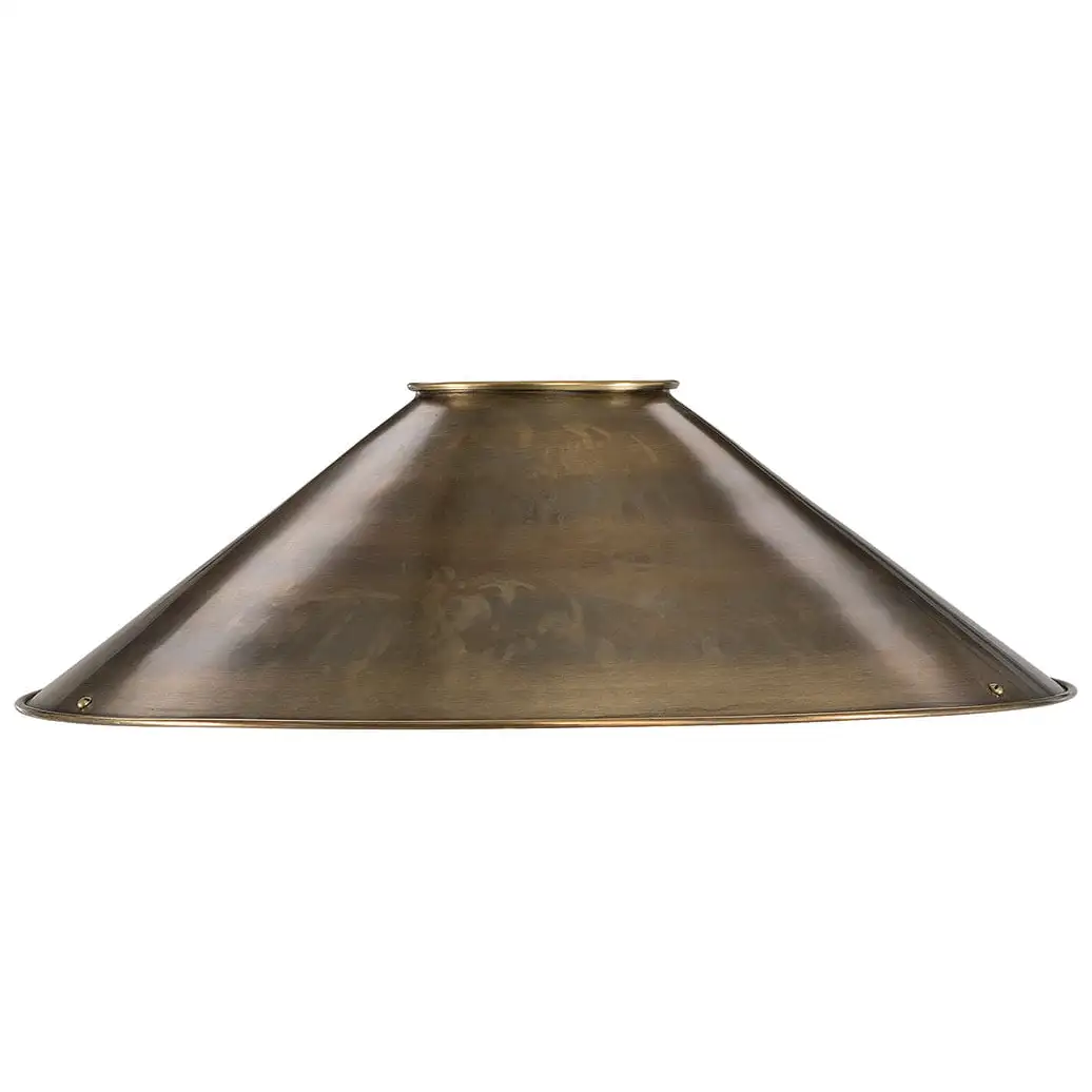 Positano Lampeskærm Bordlampe Brass Antique Artwood