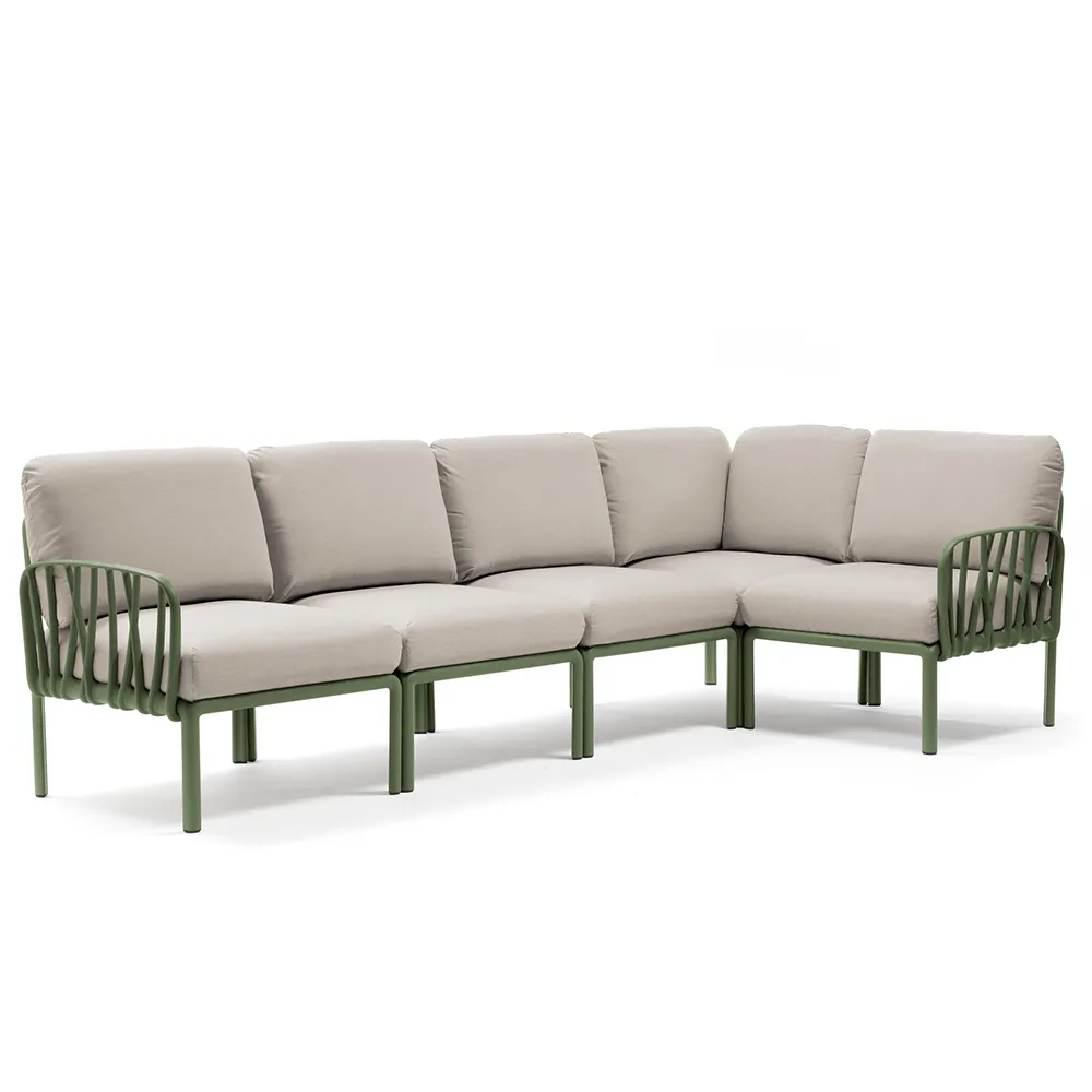 Komodo 5 hjørnesofa Agave - Tech Panama
