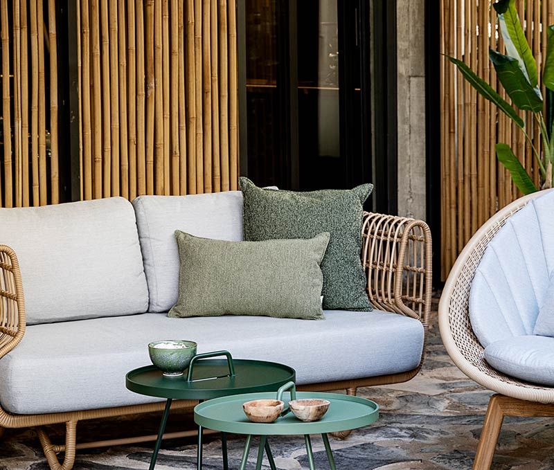 Wove Pyntepude 50x50 cm Orange