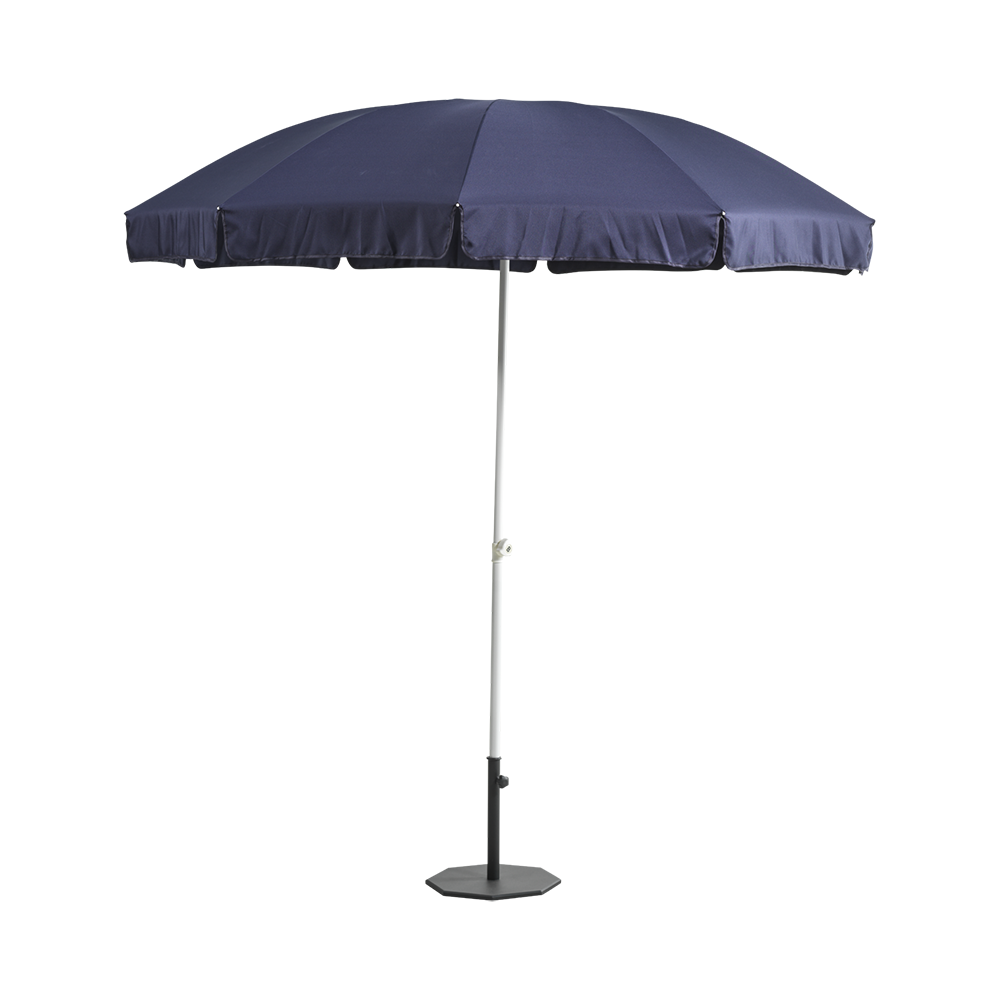 Brafab, Follina strandparasol 240 cm Marineblå