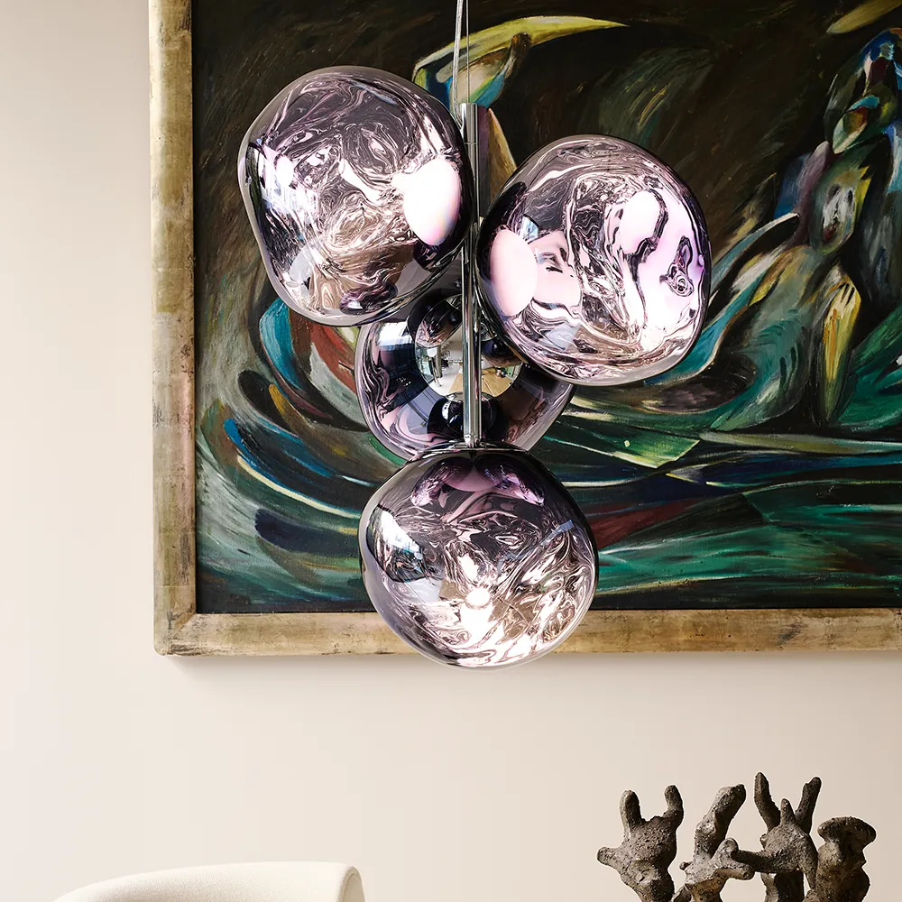 Melt Chandelier Mini Smoke LED