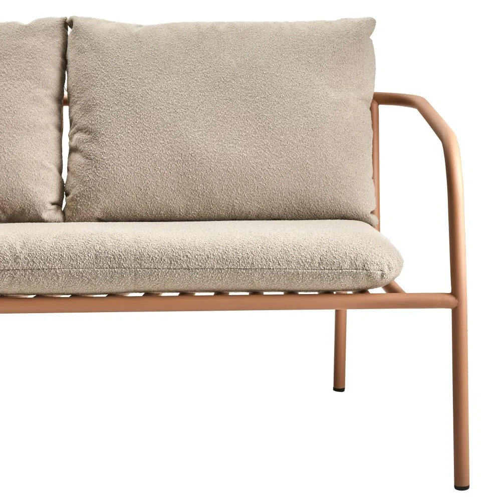 Bendt Sofa Teddy Beige/Peach