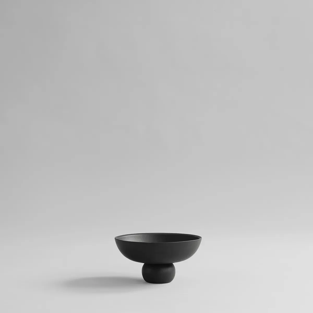 Håndmalet dekorationsskål Baburu Mini Black Ø 20 cm