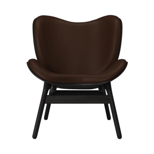 A Conversation Piece Hvilestol Black Oak/Hope Leather Brown