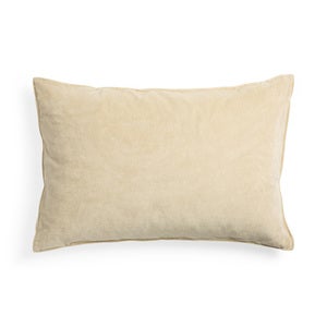 Velvet Pude Sand 60x40 cm