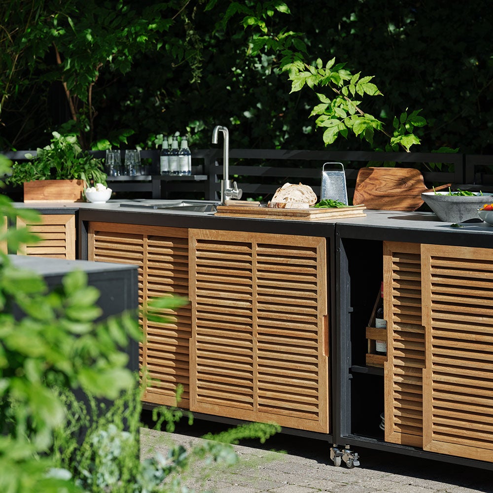 Fornax Køkkendel Vask/Hane Sort/Grå Brafab
​