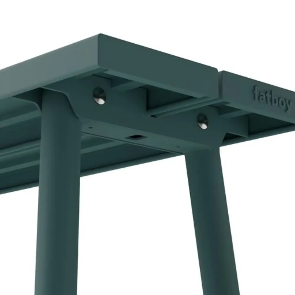 Fred's bench udendørs bænk dark sage