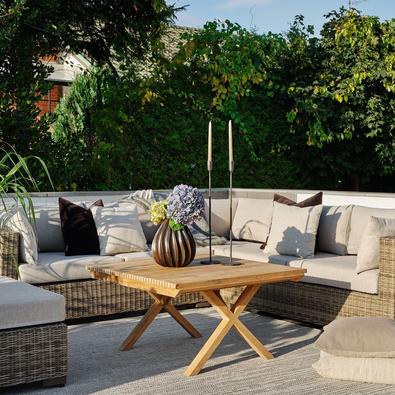 Julita Sofabord 89x89 Natur Brafab