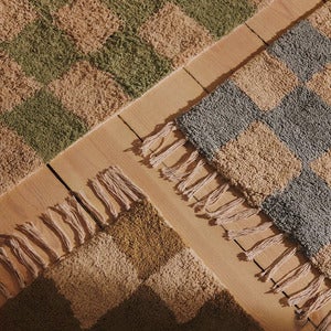 Vaskbar Tæppe Mara Elm Green