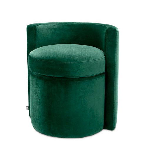 Høj lænestol Arcadia Roche dark green