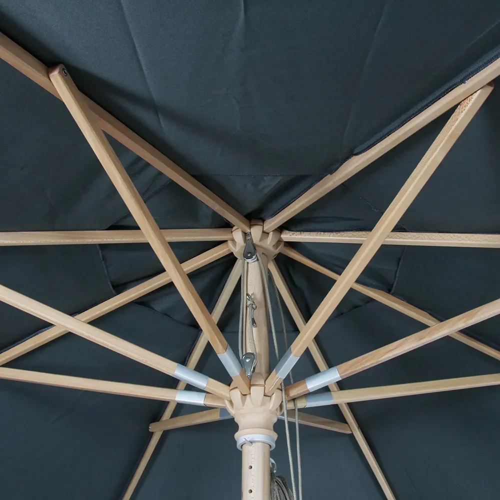 Reggio Træparasol 300 cm Grå Brafab