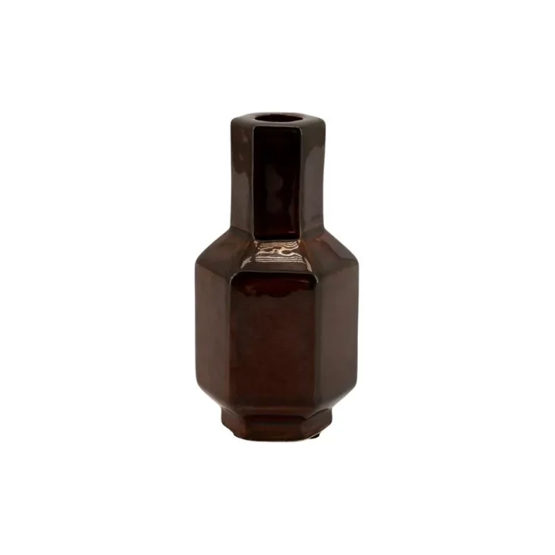 Axis small Lysestage 7,8x7x15 cm Lertøj dark red