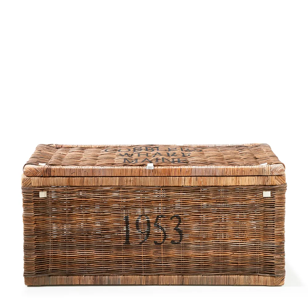  Rustik rattan kiste 90x40 cm