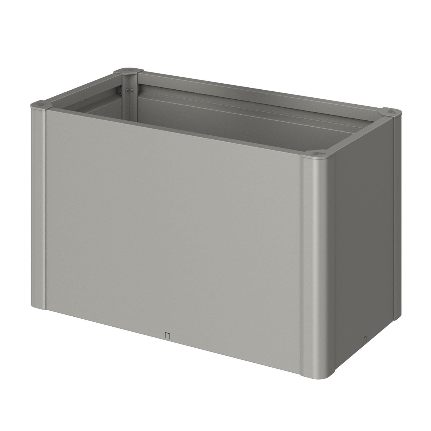 Belvedere plantebed midi størrelse 100 metallisk kvartsgrå