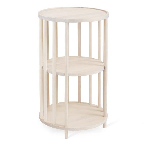 Orust sidebord hvidpigmenteret birk