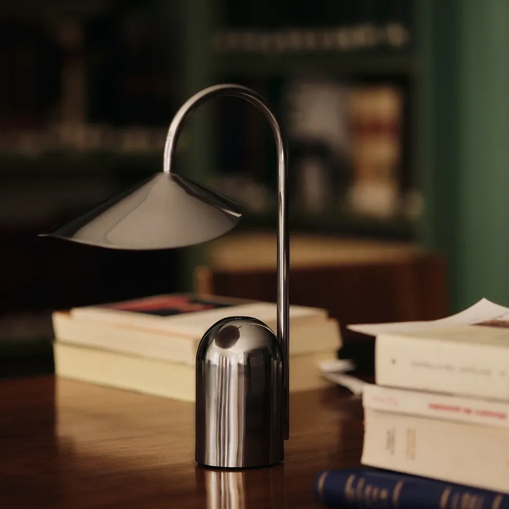 Arum Transportabel lampe Stainless Steel