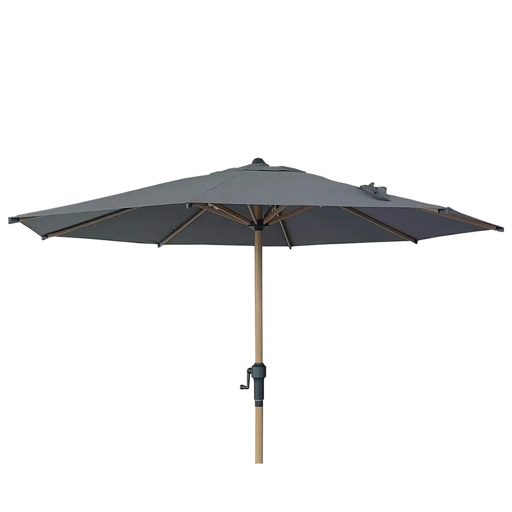 Parasol Ø300 cm Mørkegrå
