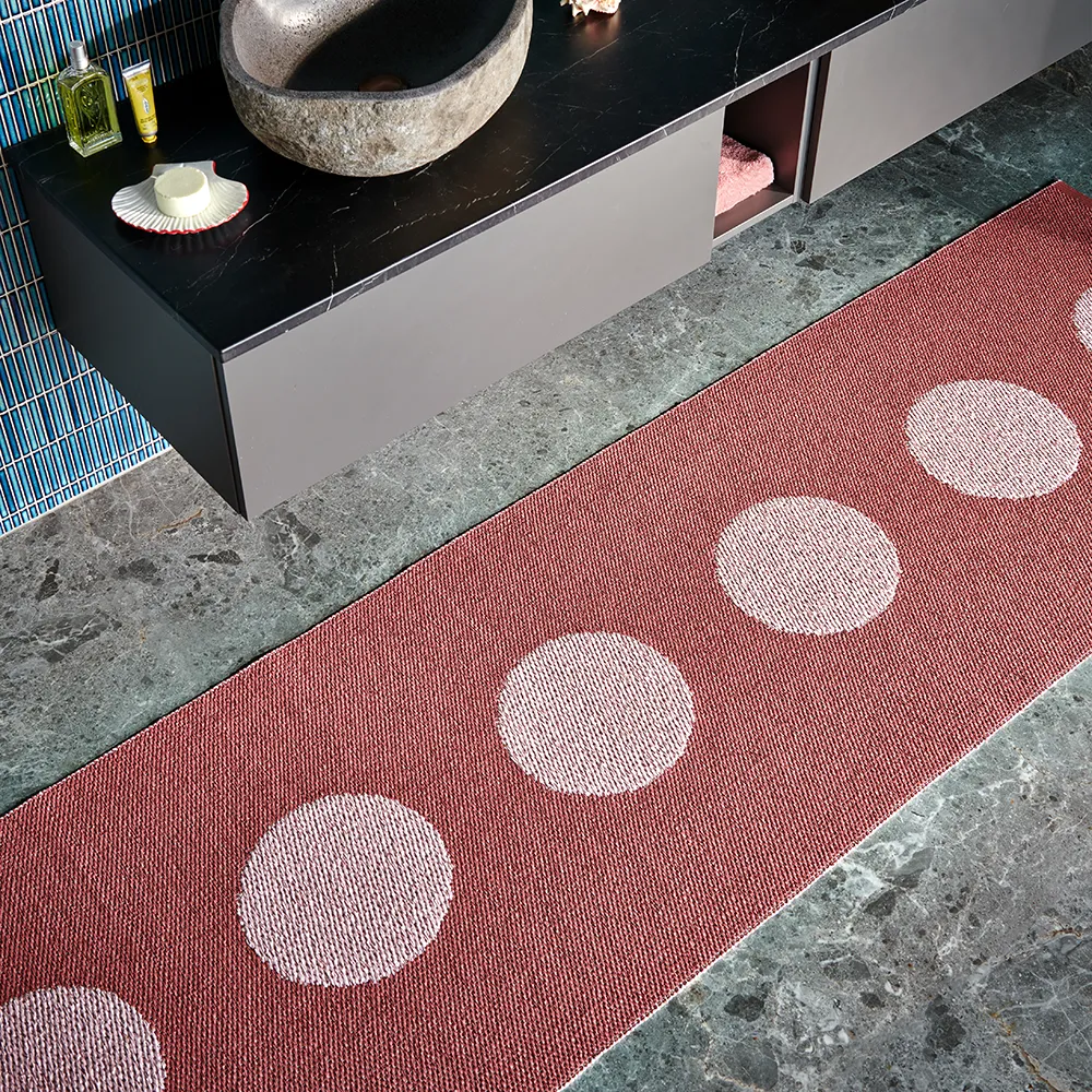 Vera Pop tæppe Blush/Pearl Pink 70 x 200cm