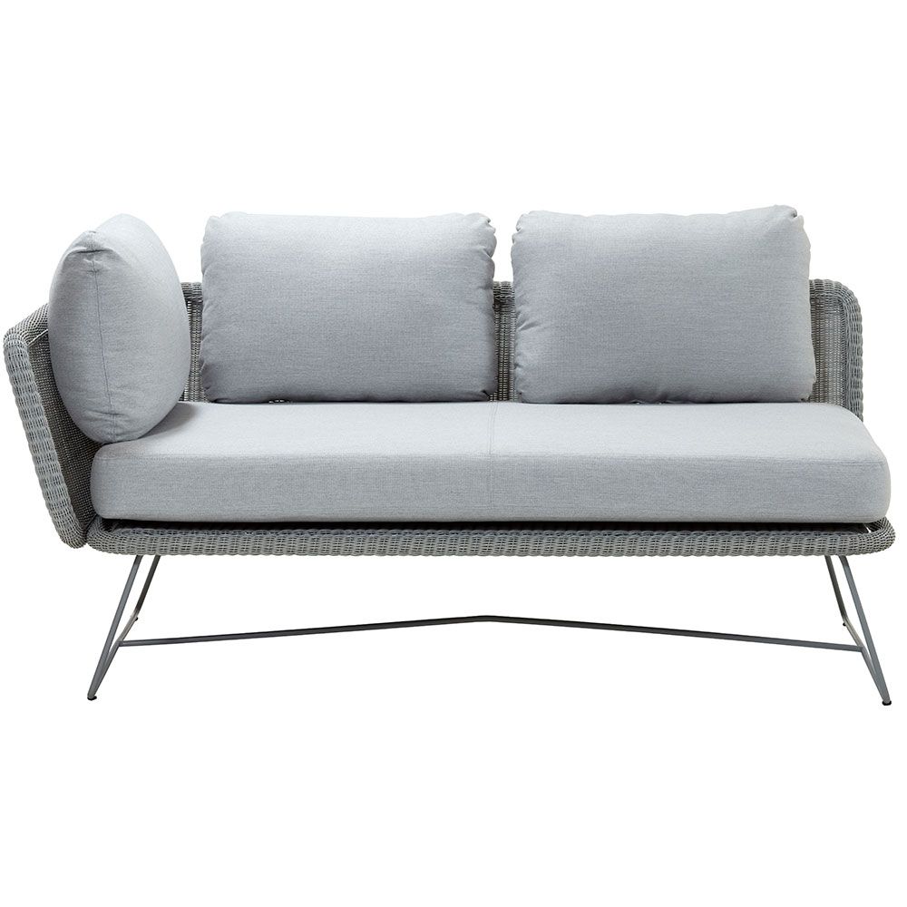 Horizon 2-personers sofa Højre Lysegrå