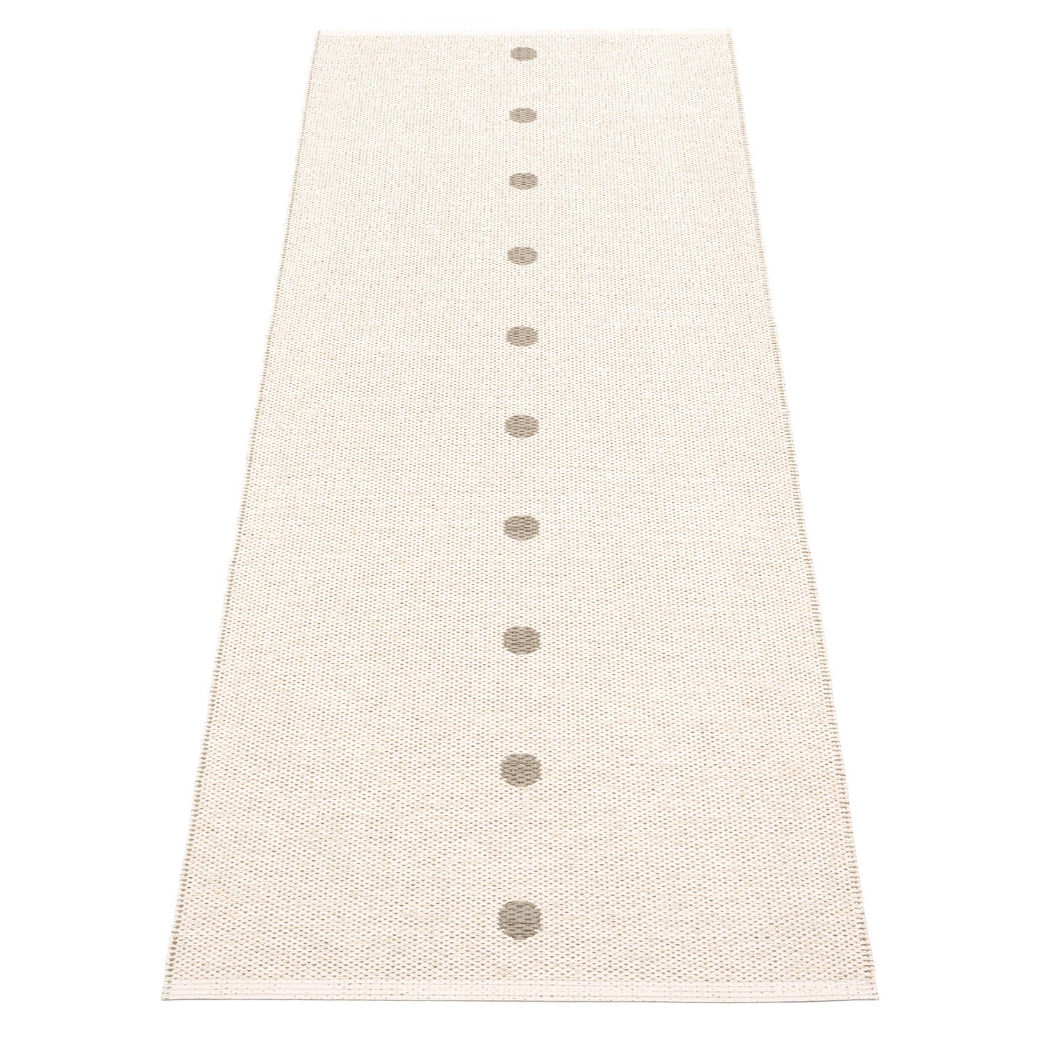 Peg tæppe 70x200 cm dark linen / vanilla 