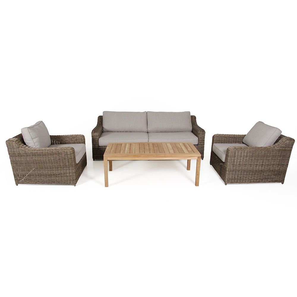 Glendon Sofa Polyrattan Rustik Brafab