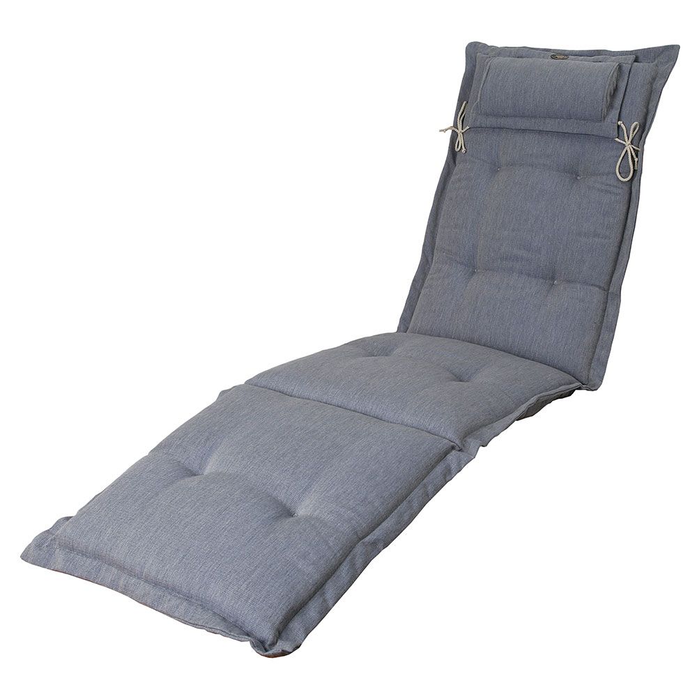 Fritab, Canyon dækstolspude strukturdralon denimblå