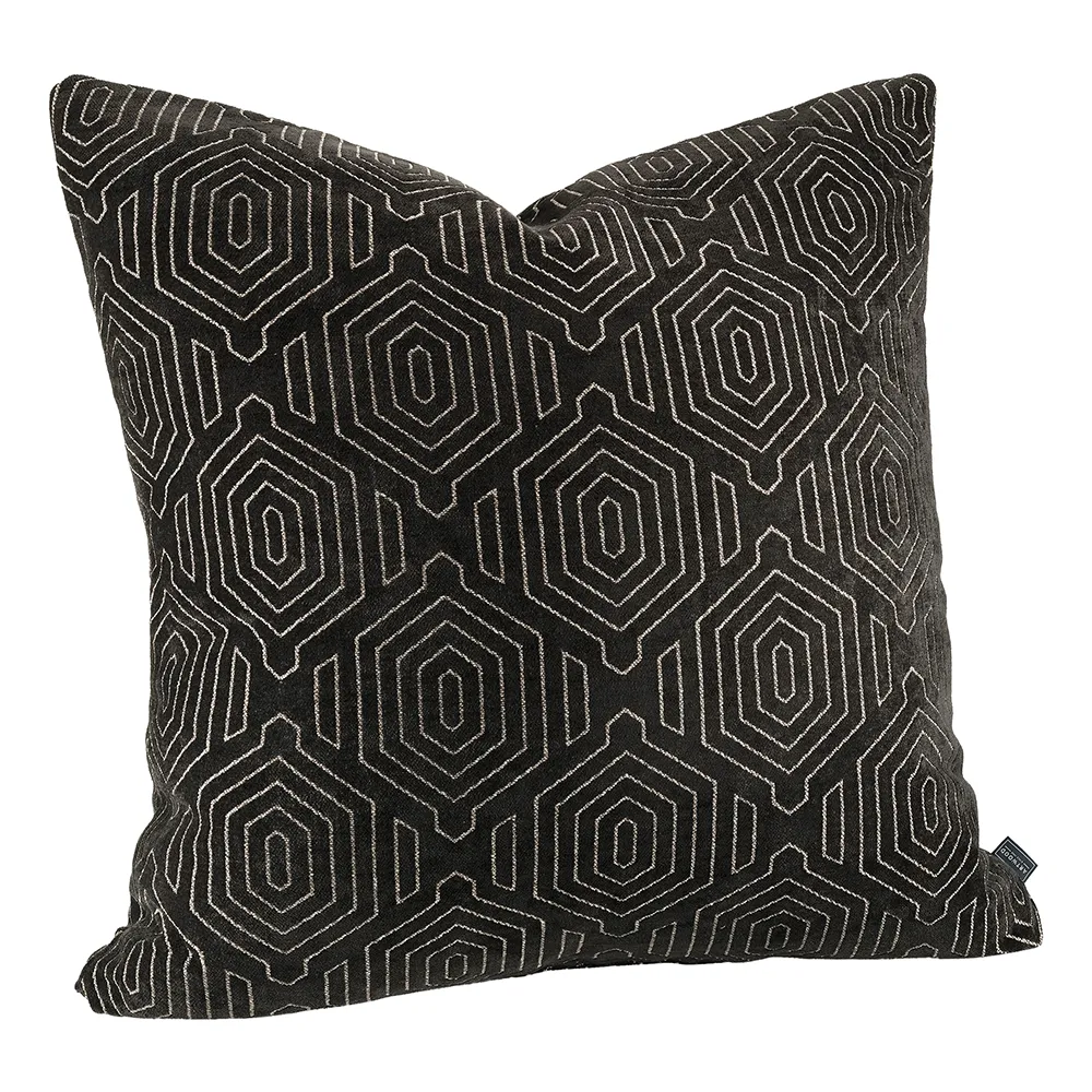 Laurel Ethnic dark brown pudebetræk 50x50 cm 