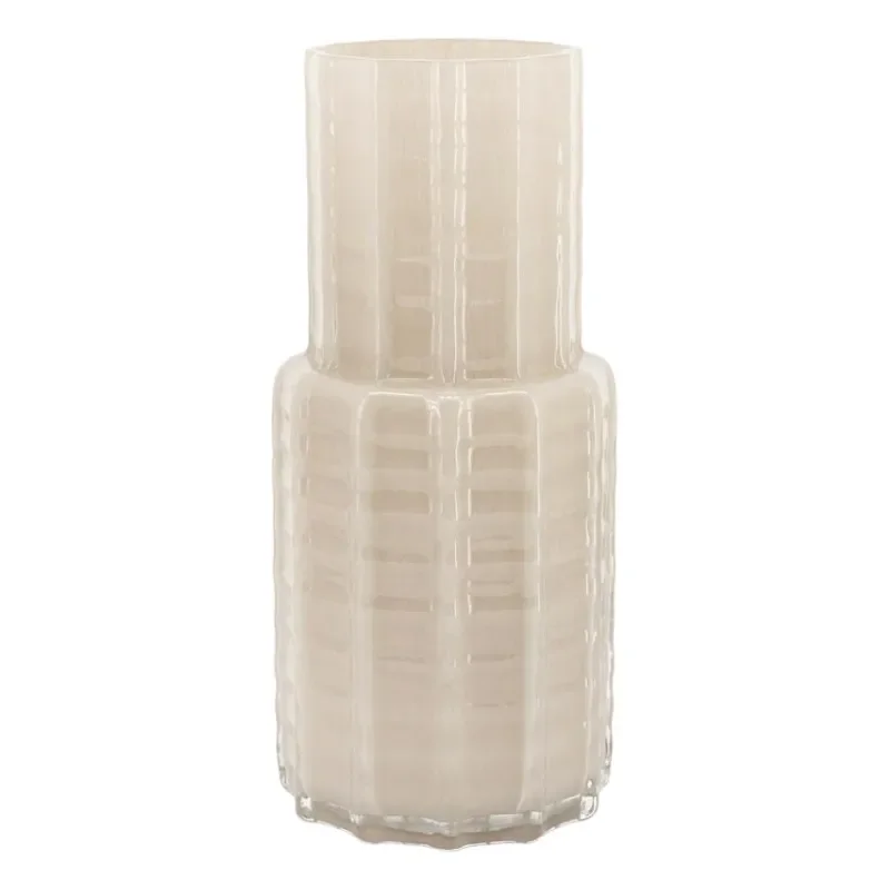 Taupere 16x16x35 cm glas taupe
