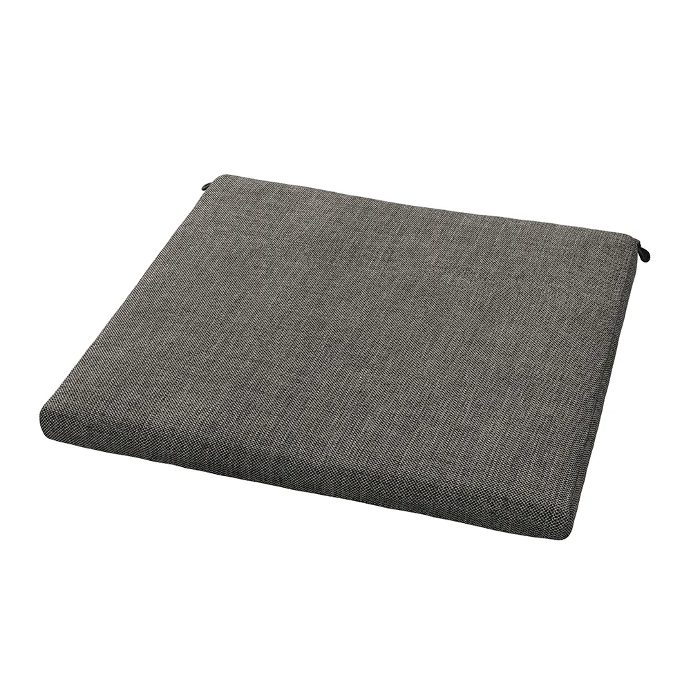 Grythyttan Stålmöbler, Pude A2 & Bovik, sort meleret, L 41 B 44 H 3 cm
